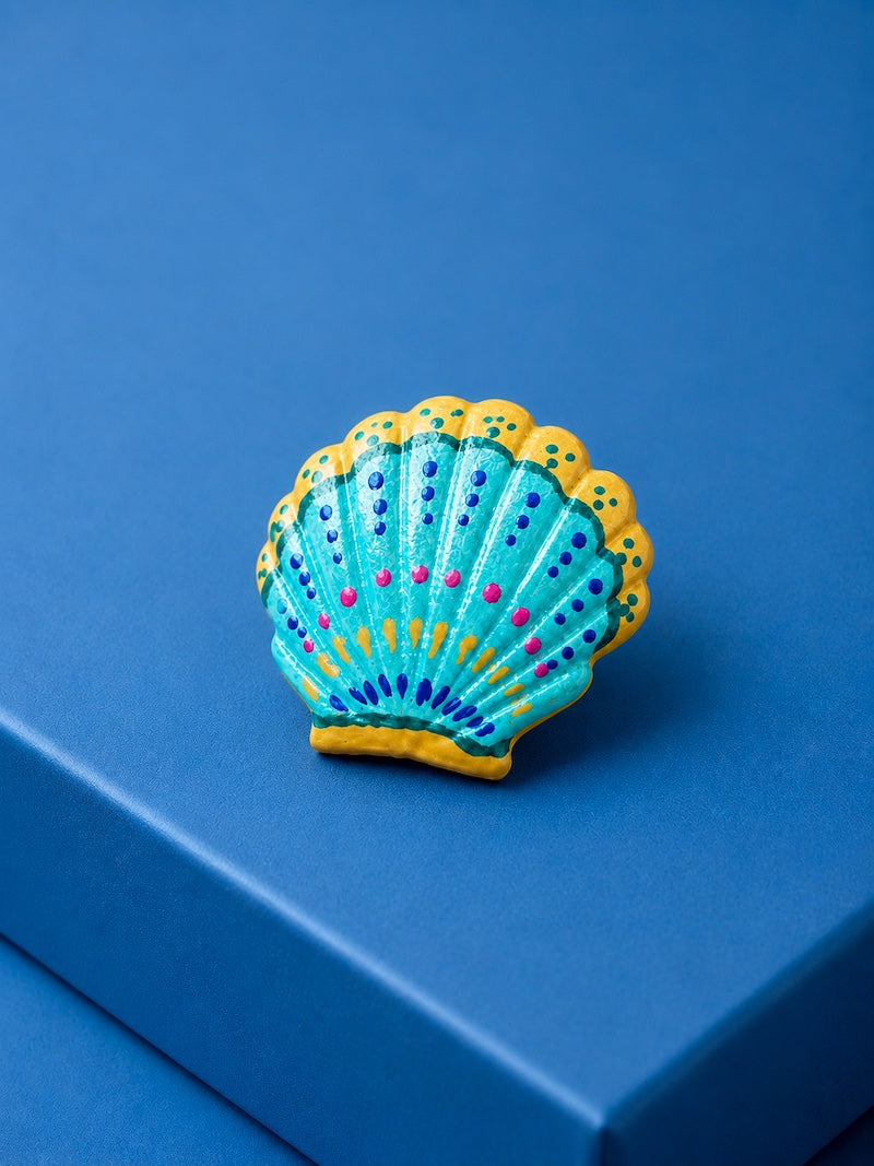 broche coquille saint jacques
