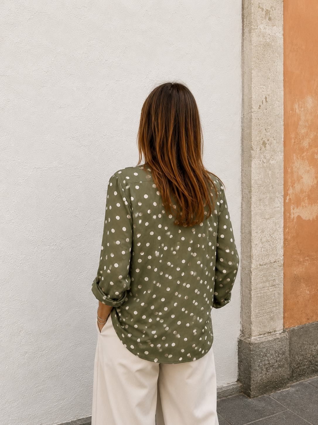 Blouse à pois tendance pour femme - Bohème et chic