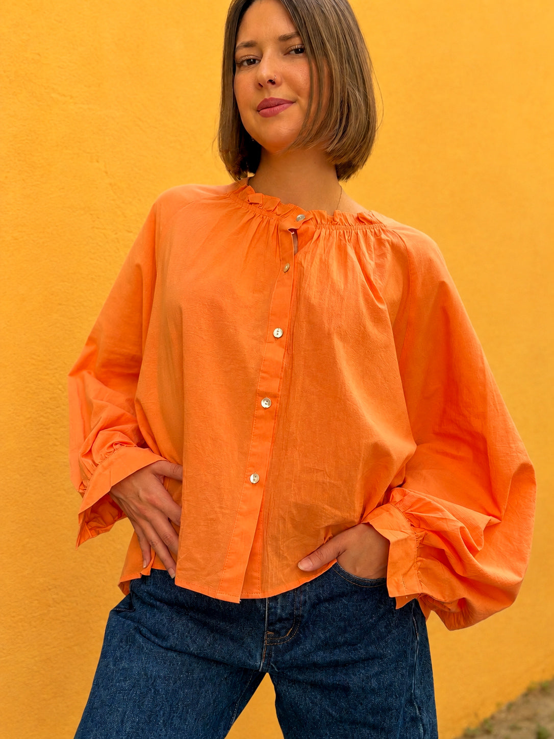 blouse boheme chic oversize tendance pour femme