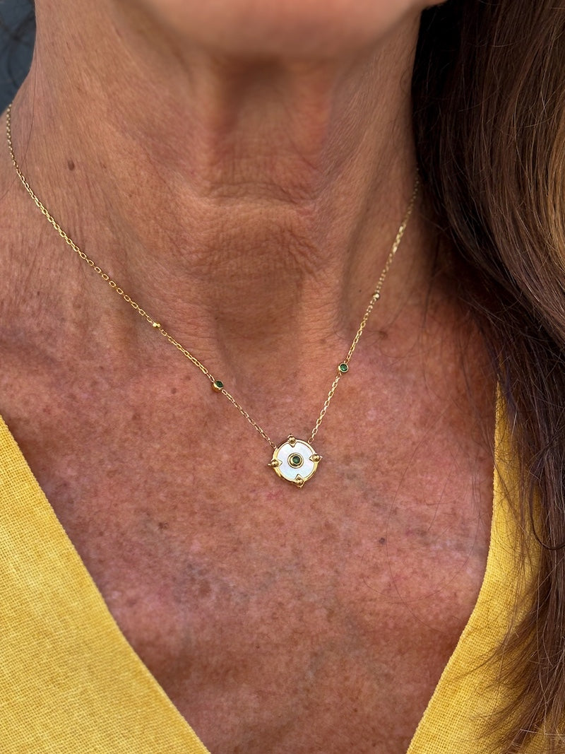 Collier en acier ZAG bijoux