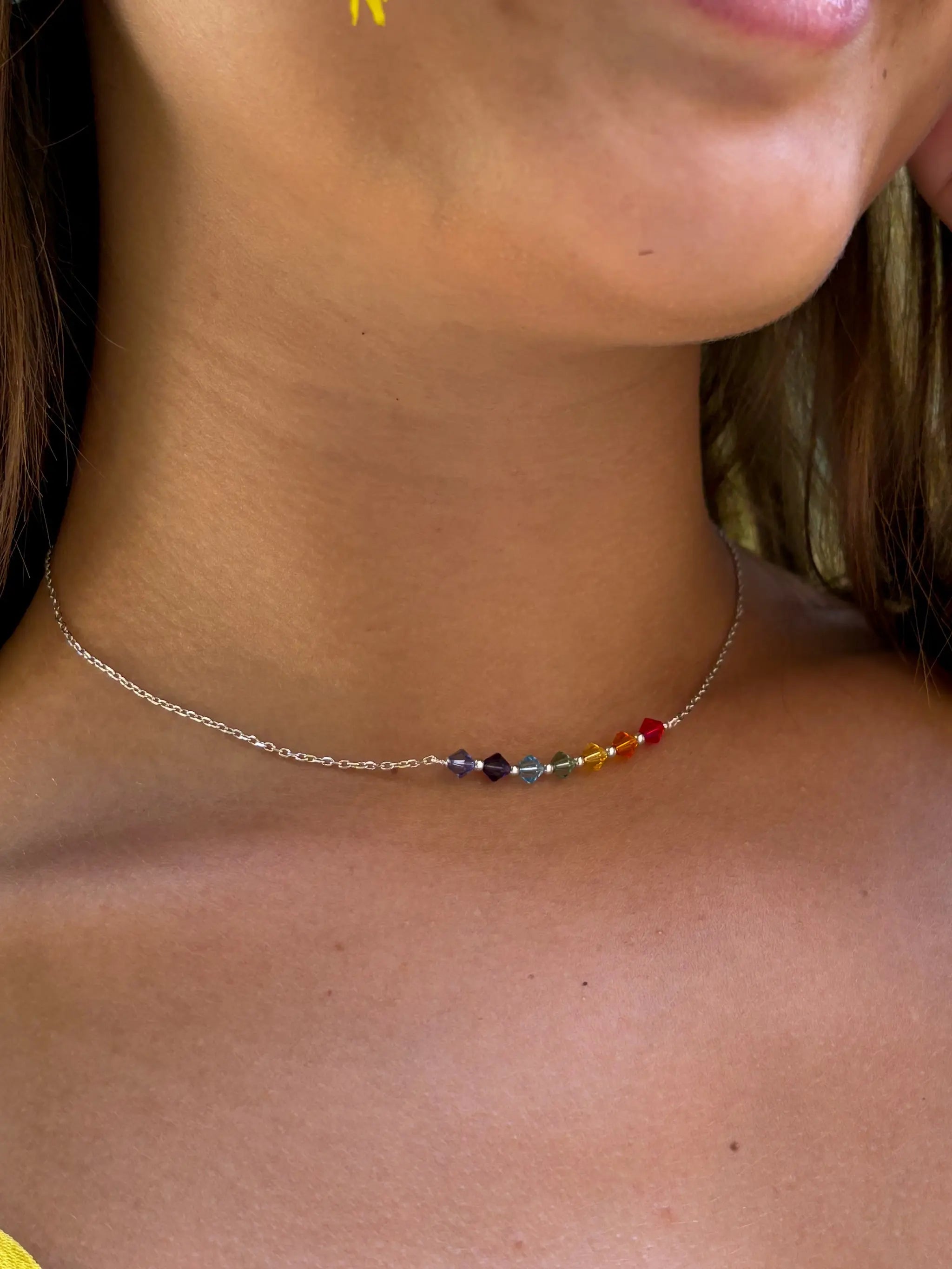 Collier tendance en cristal de Swarovski