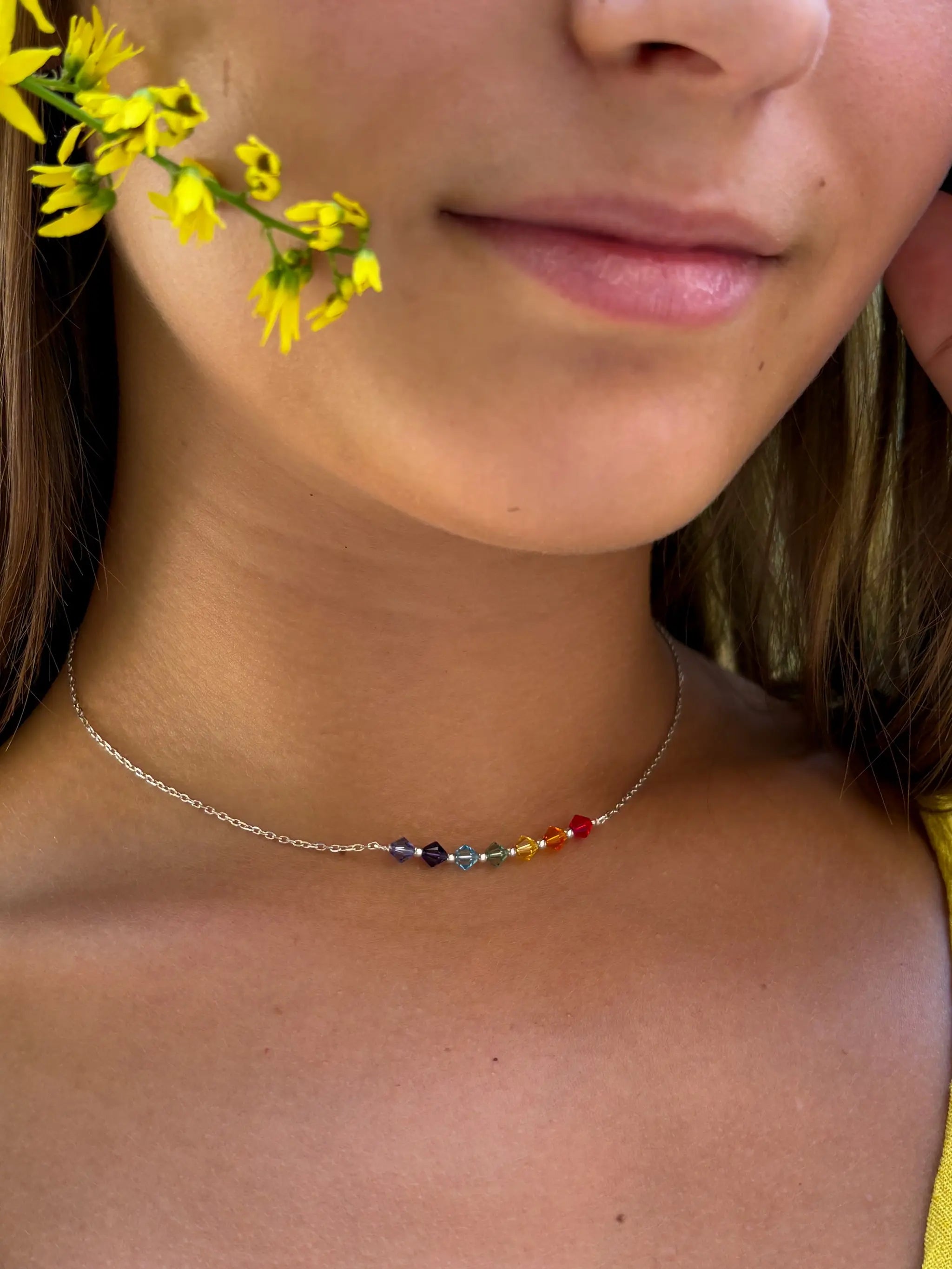 Collier 7 chakras protecteur