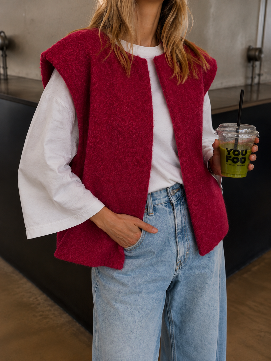 gilet sans manches pour femme
