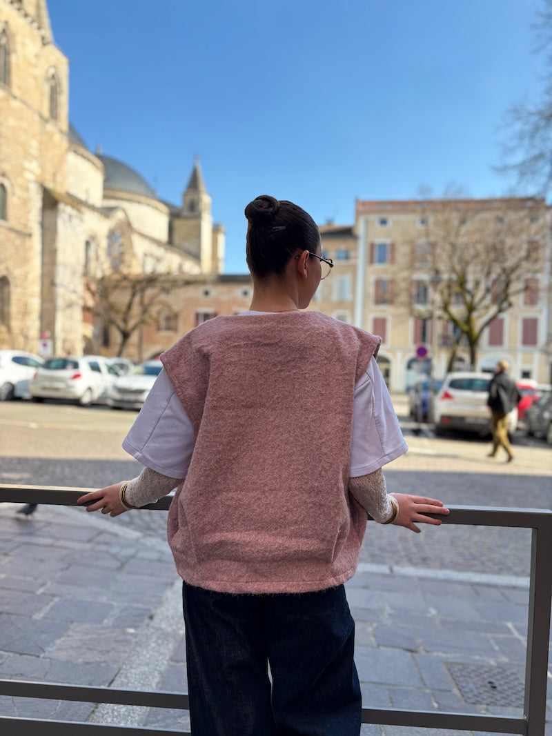 Gilet sans manches duveteux - Tendance et moderne