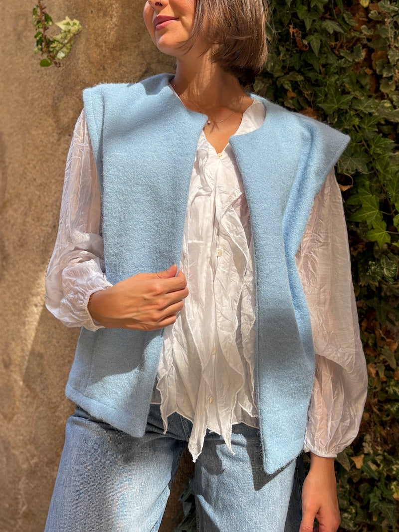 gilet sans manches tendance pour femme