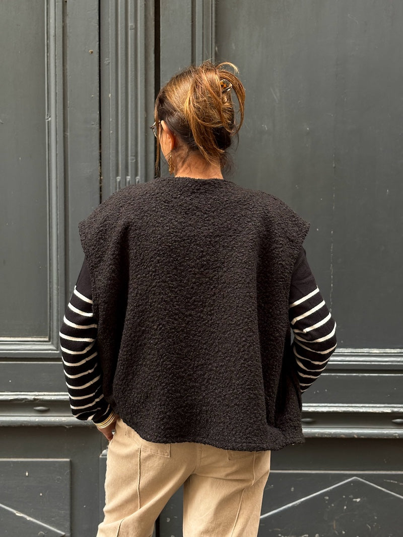 Gilet sans manches duveteux - Tendance et moderne