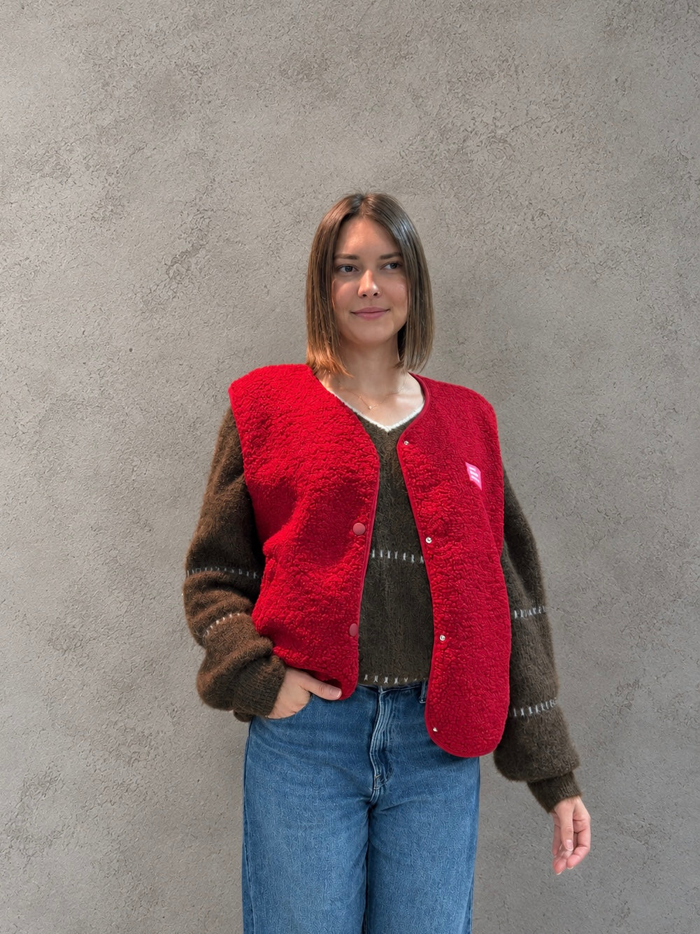 Gilet sans manches tendance