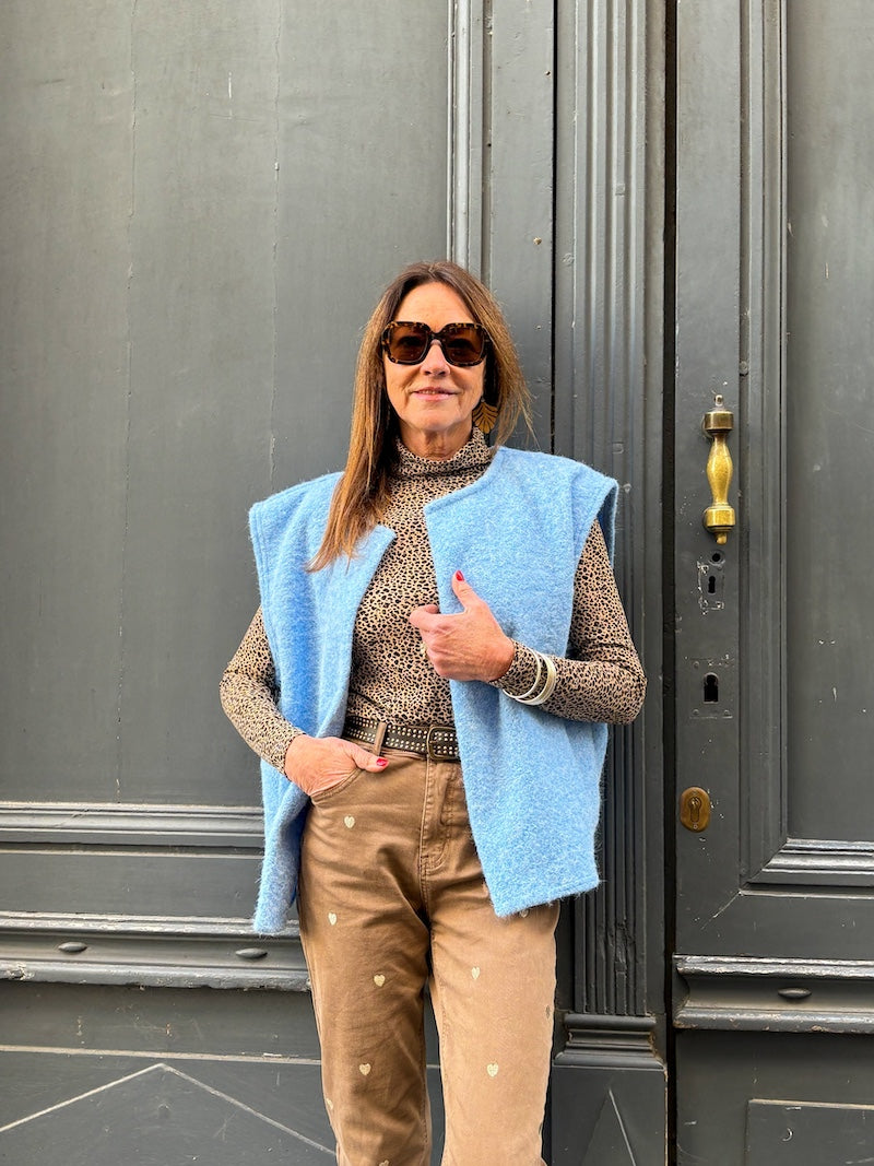 gilet sans manches tendance