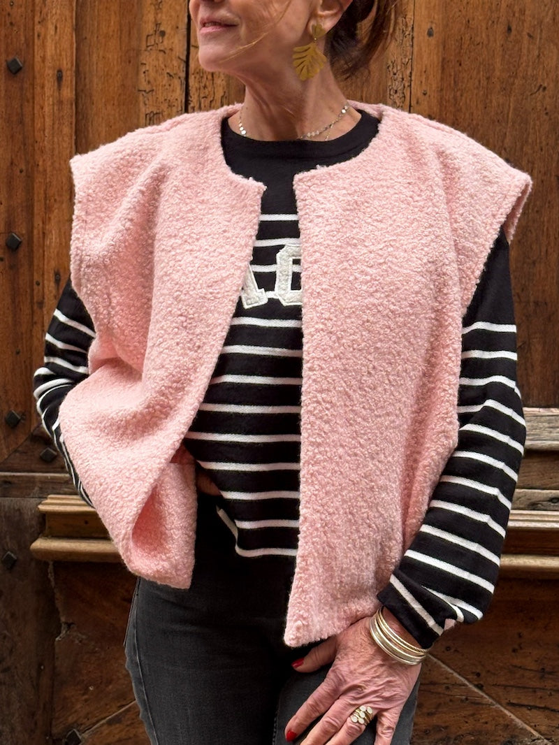 Gilet sans manches duveteux - Tendance et moderne