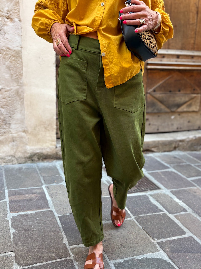 pantalon ballon tendance femme
