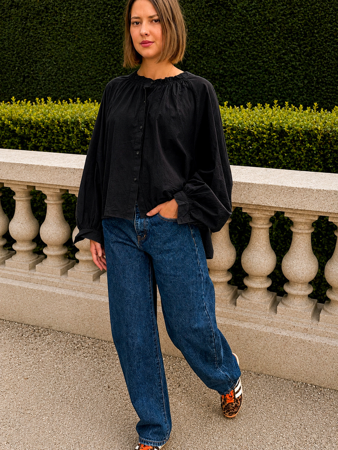 jean tendance maison onado coupe barrel ou ballon