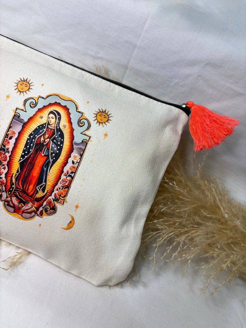 Pochette/trousse Vierge de Guadalupe