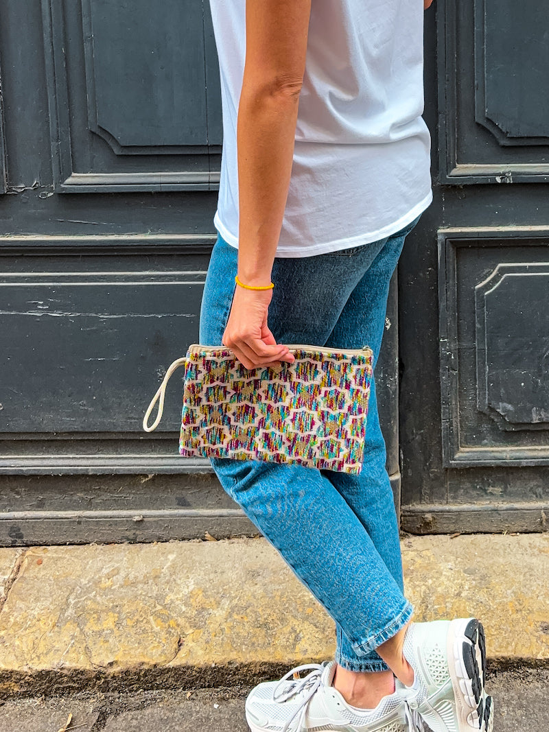 Pochette marocaine multicolore