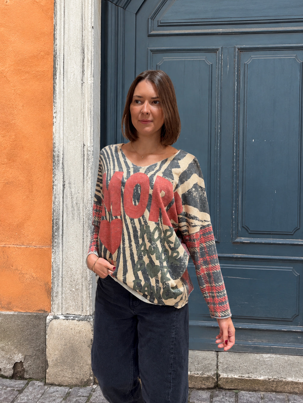 pull tendance pour femme bohème mor amor por favor