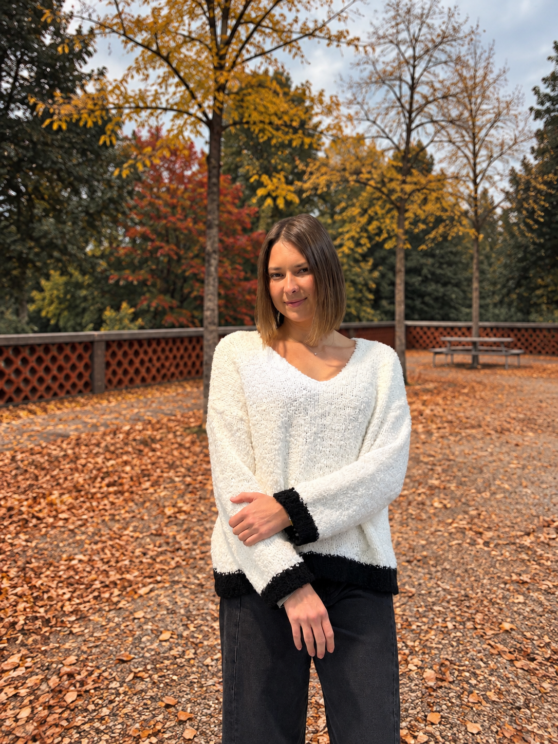 Pull bohème chic en laine tendance