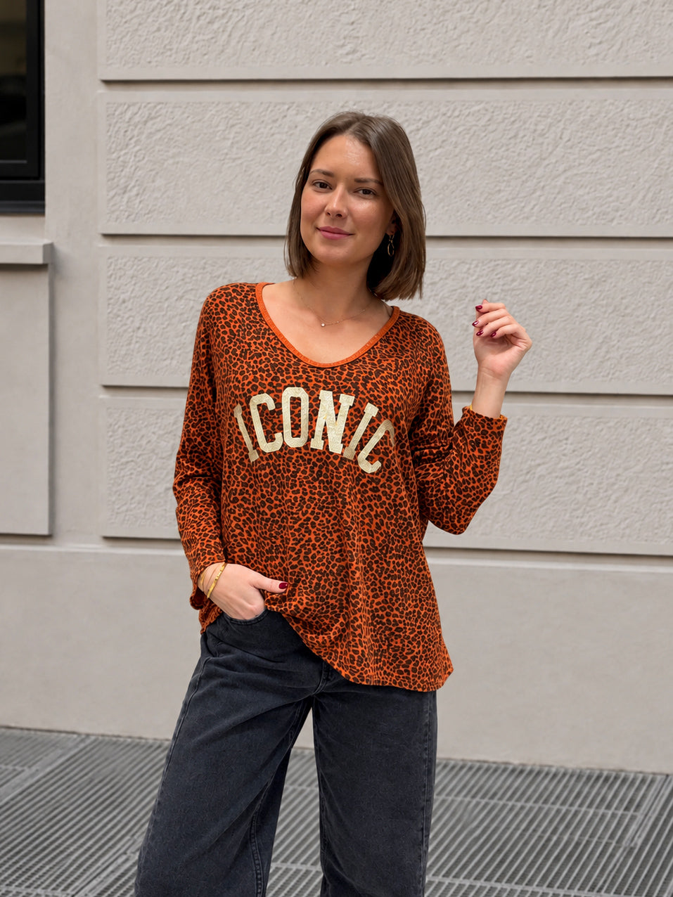 pull tendance pour femme leopard et iconic