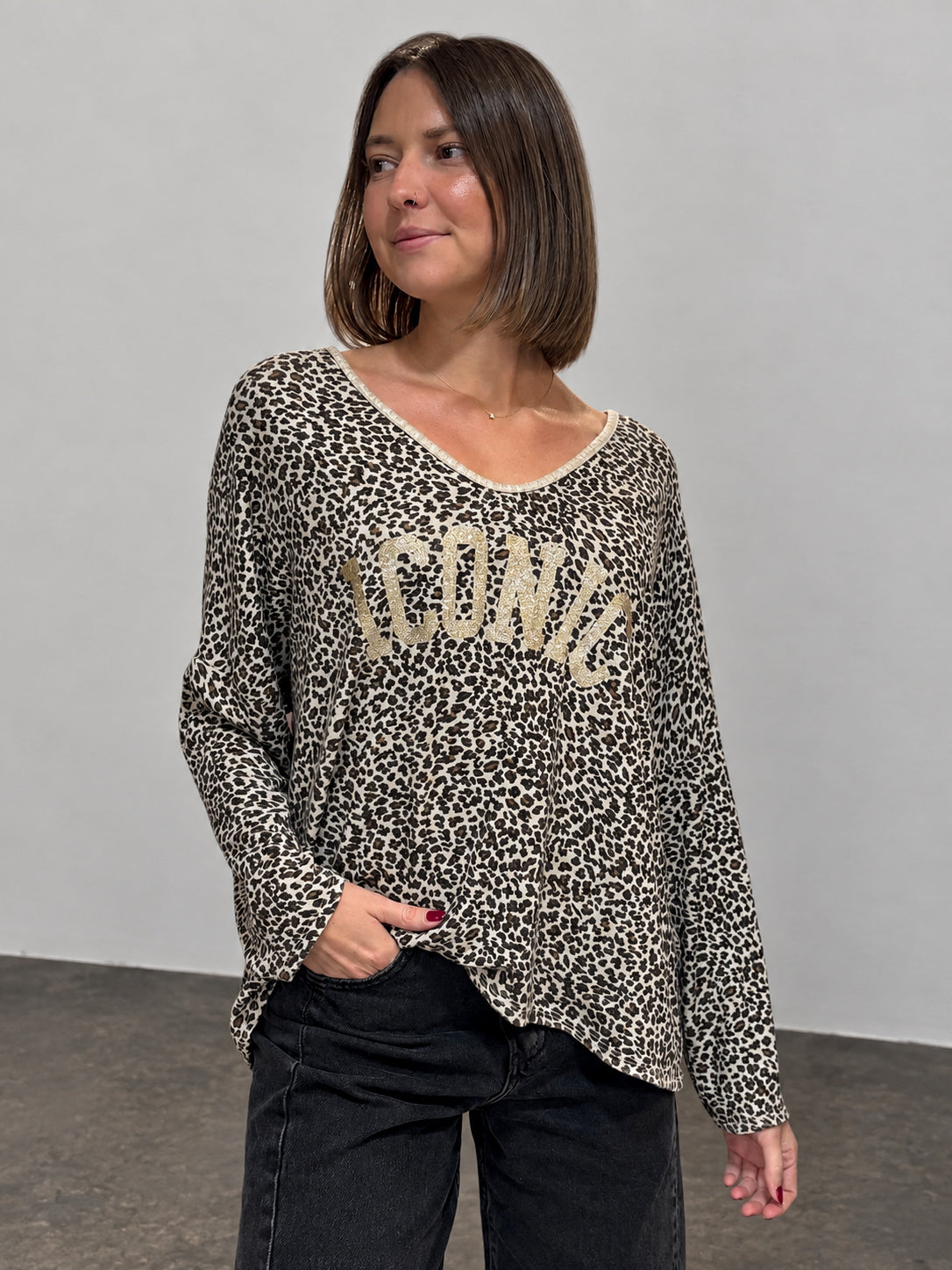 pull tendance leopard et iconic pour femme