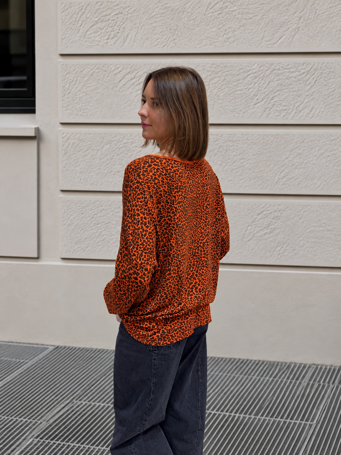 pull imprime leopard tendance pour femme
