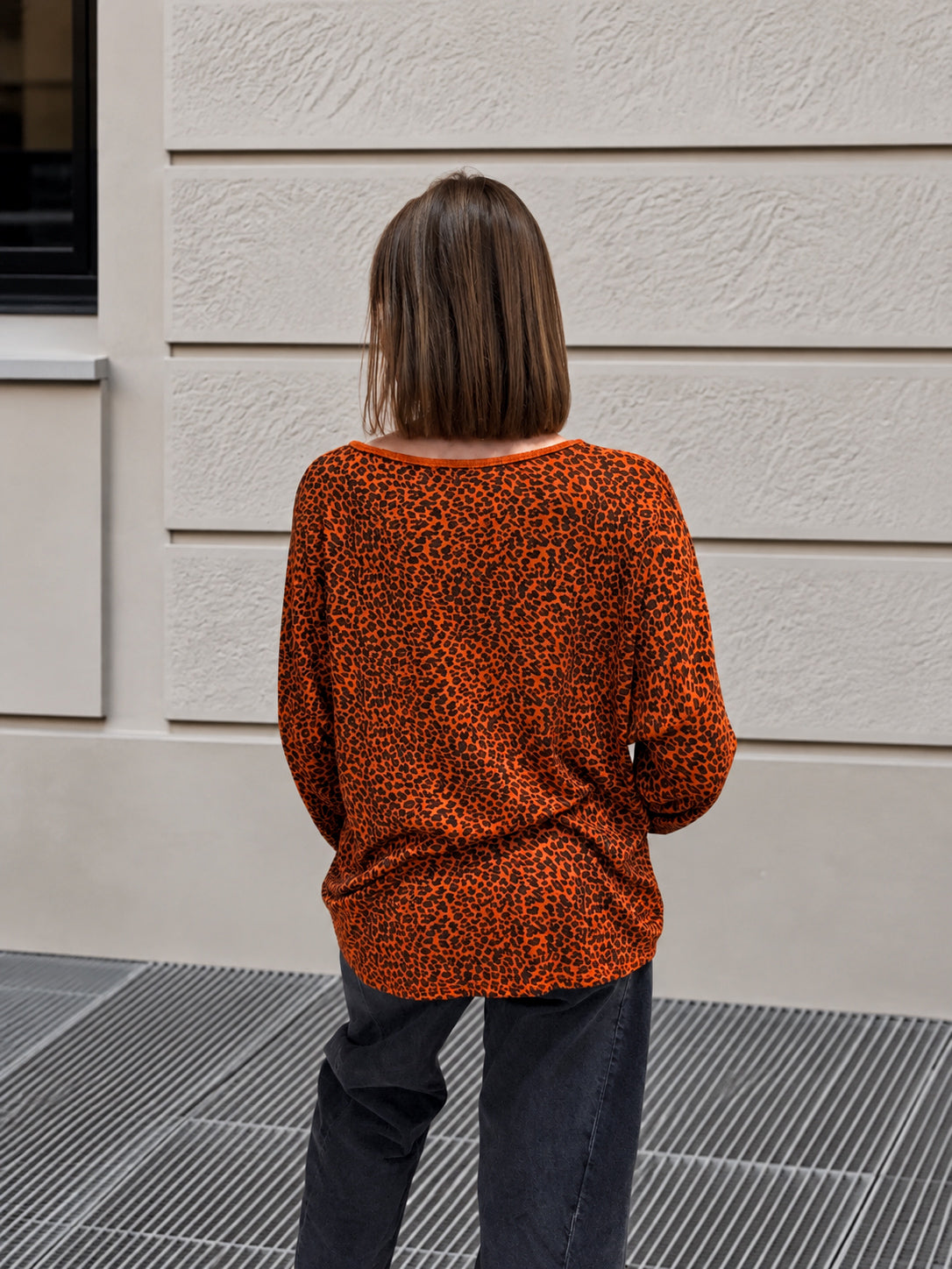 pull imprime leopard tendance femme