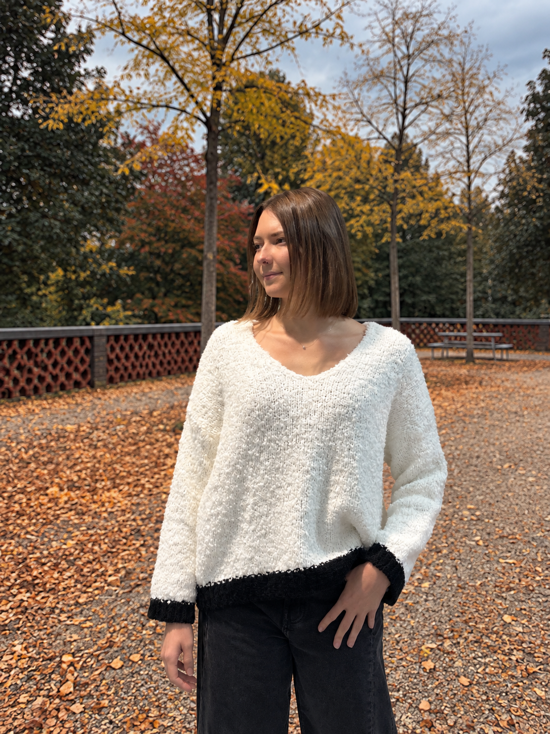 Pull bohème chic en laine tendance
