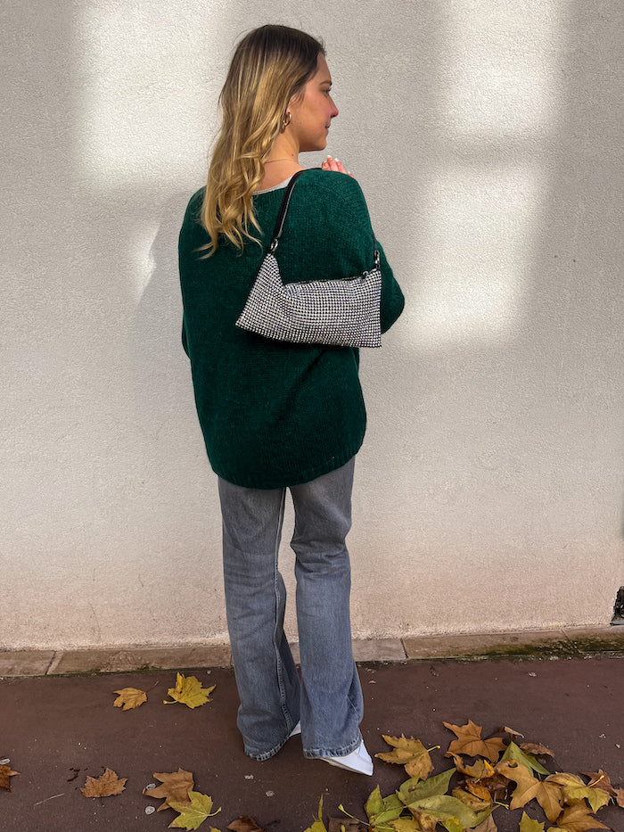 Sac à main à strass tendance