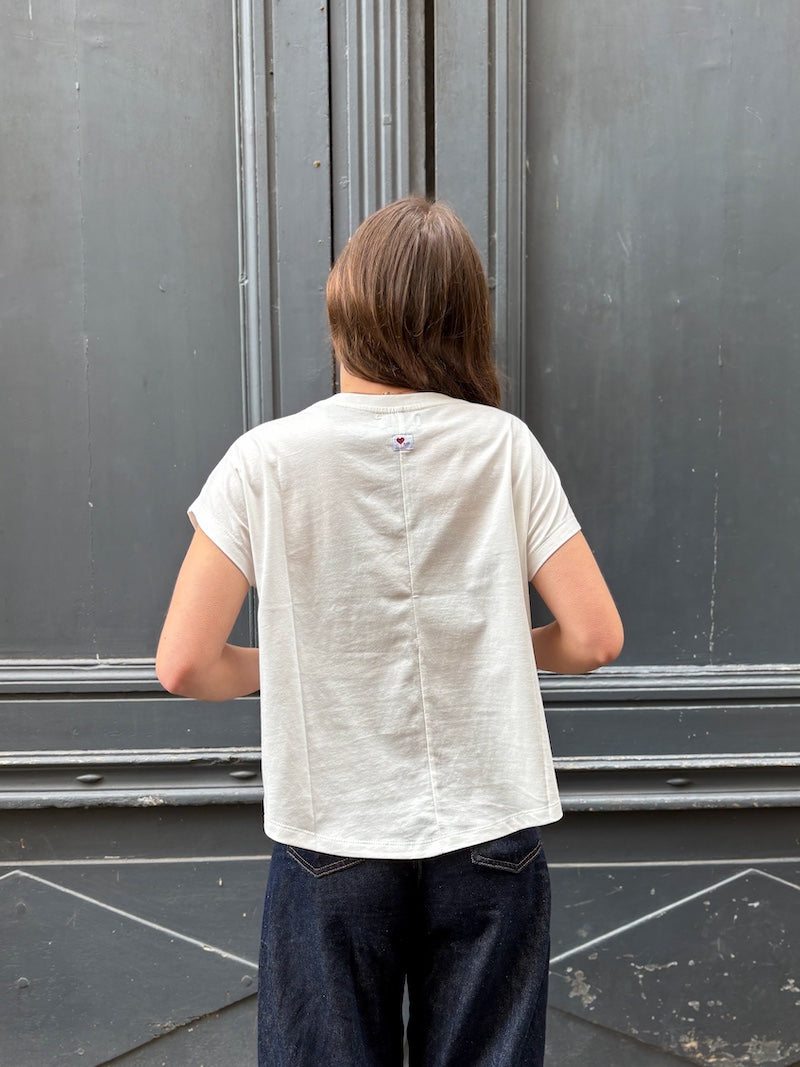 T-shirt Ave Maria en coton recyclé - Love by MD