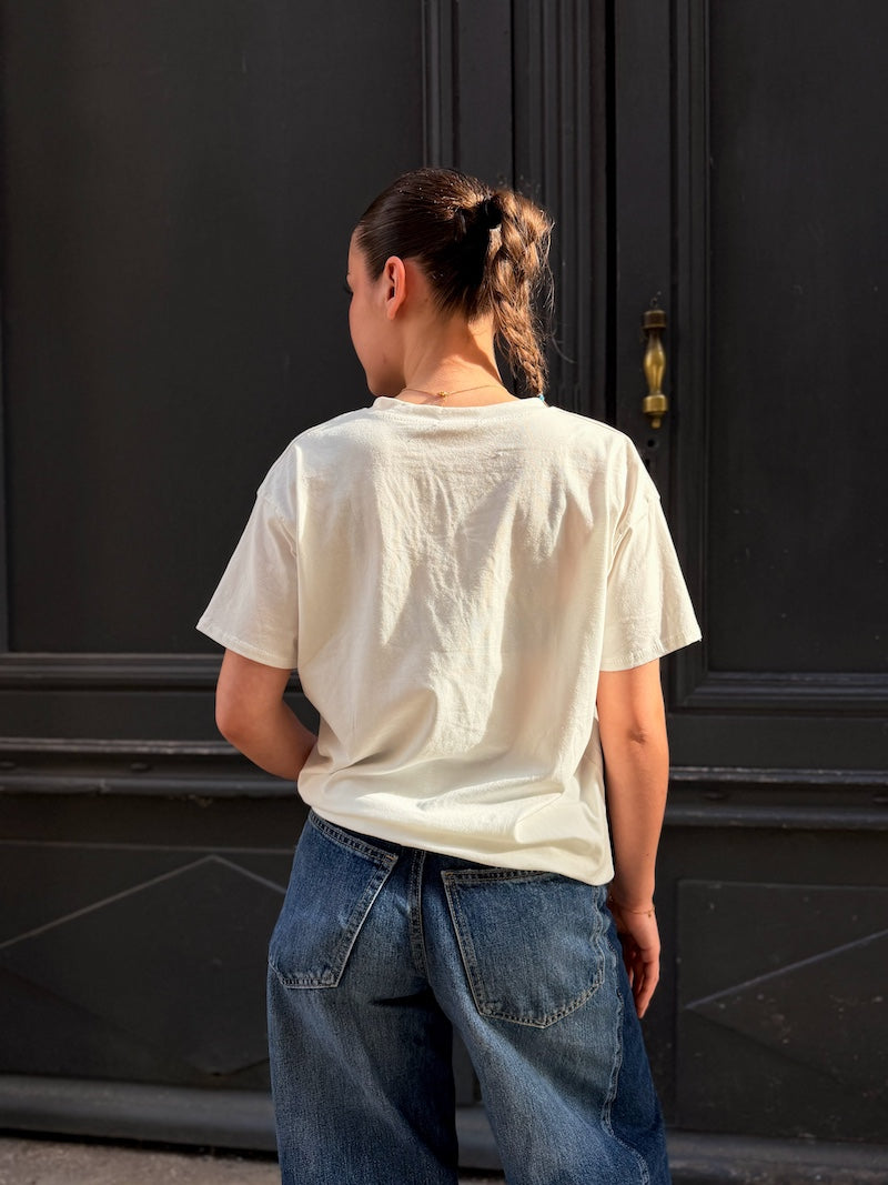 T-shirt oversize femme bohème Soleil