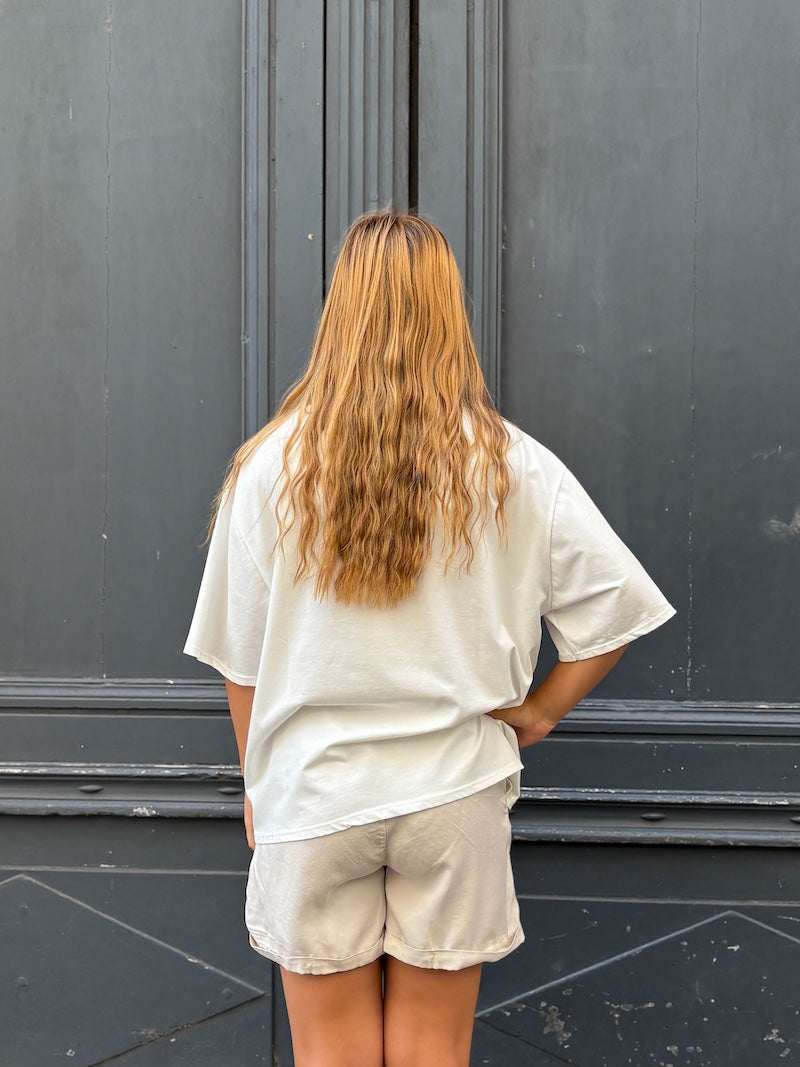 T-shirt blanc La Dolce vita