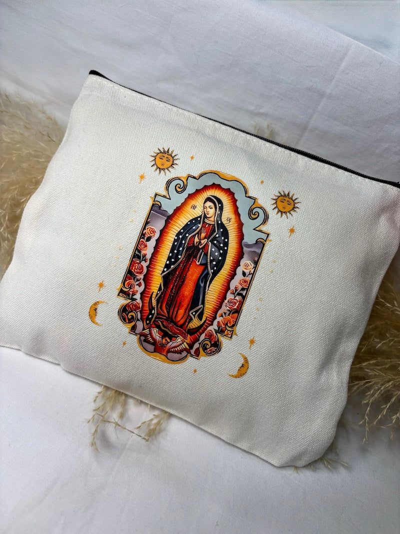 Pochette/trousse Vierge de Guadalupe