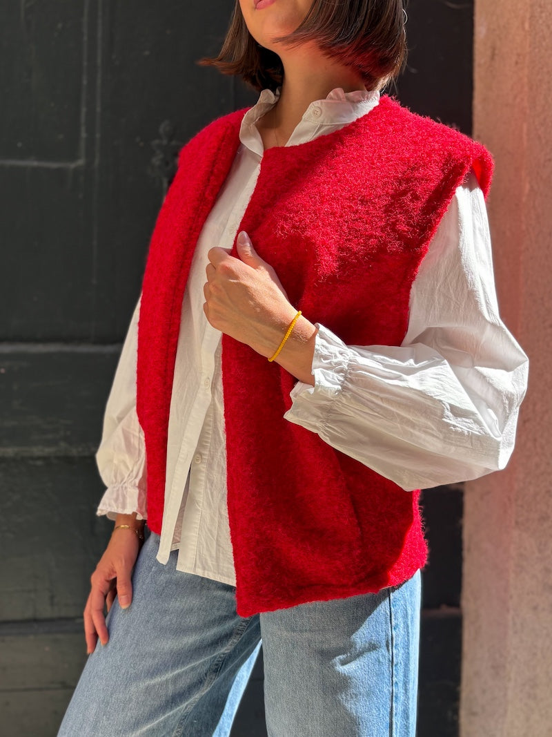 veste sans manches tendance pour femme