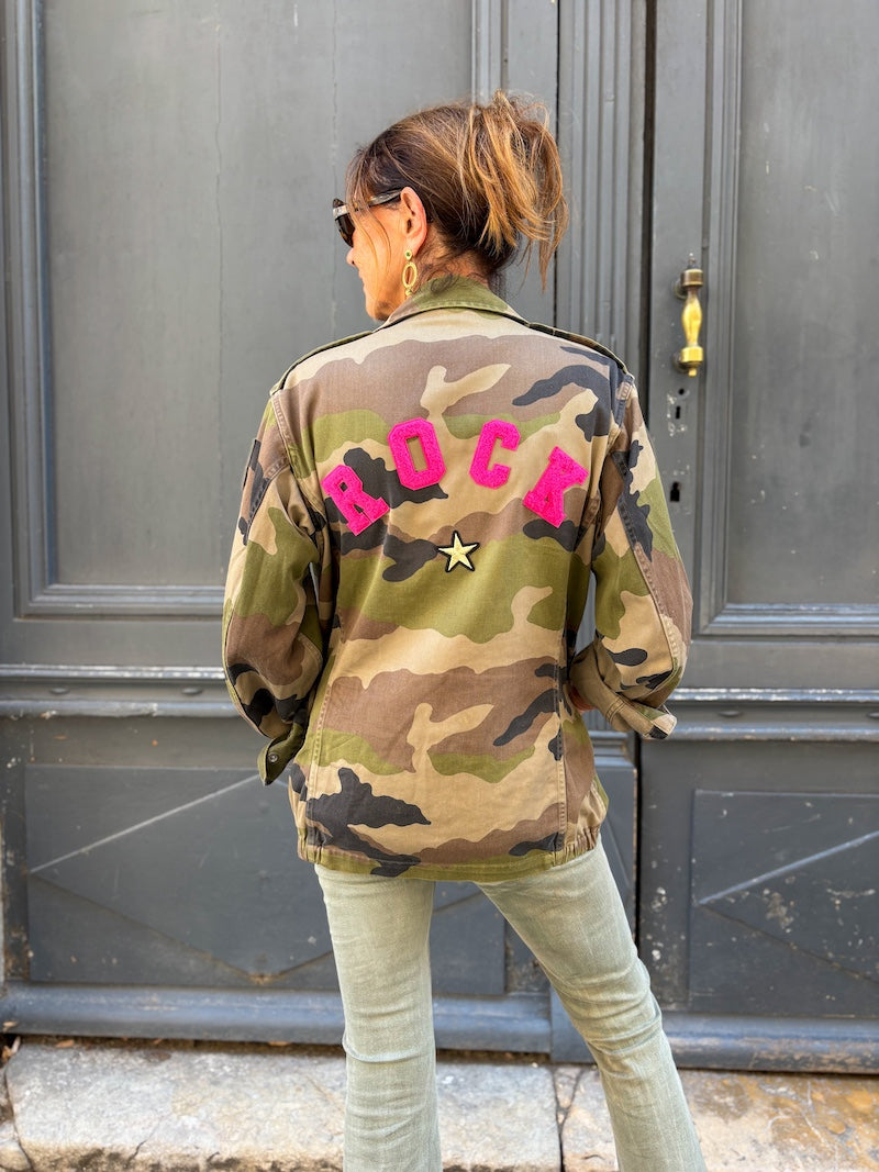 veste militaire rock and roll
