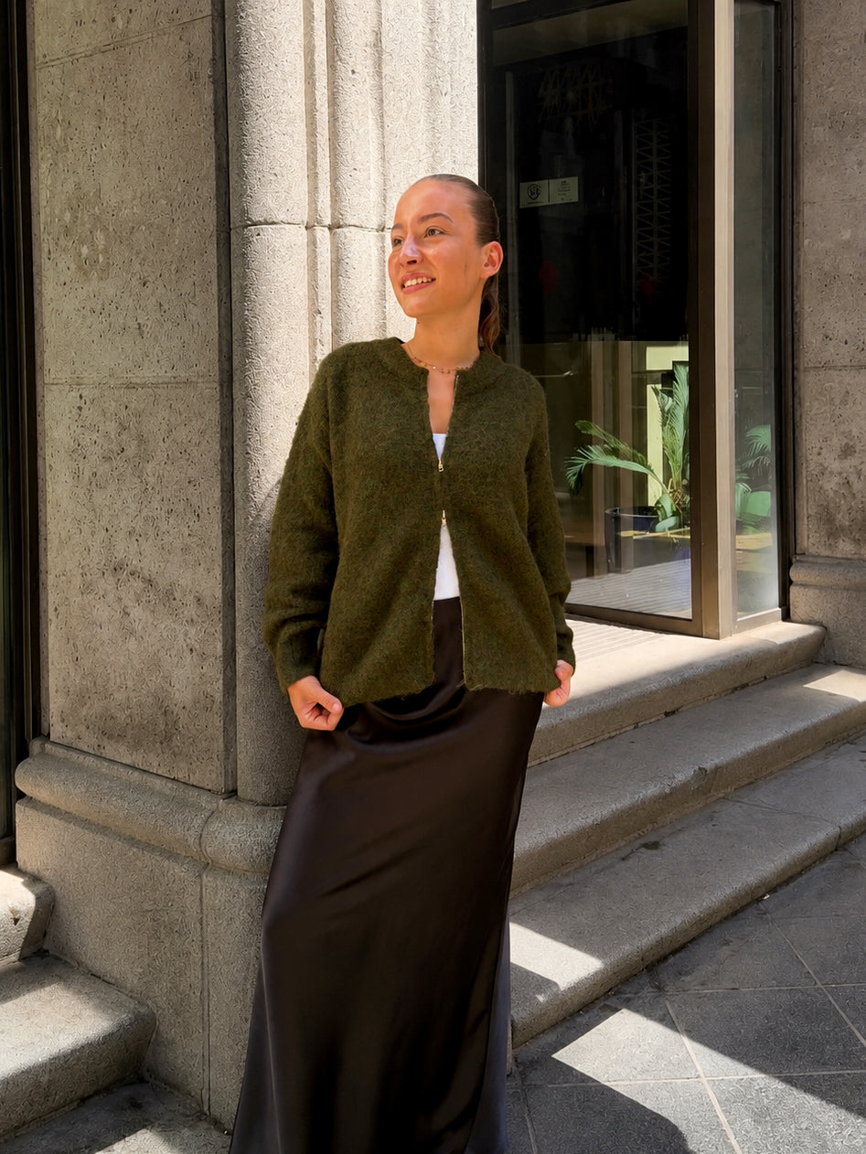 gilet mi saison zippé pour femme 