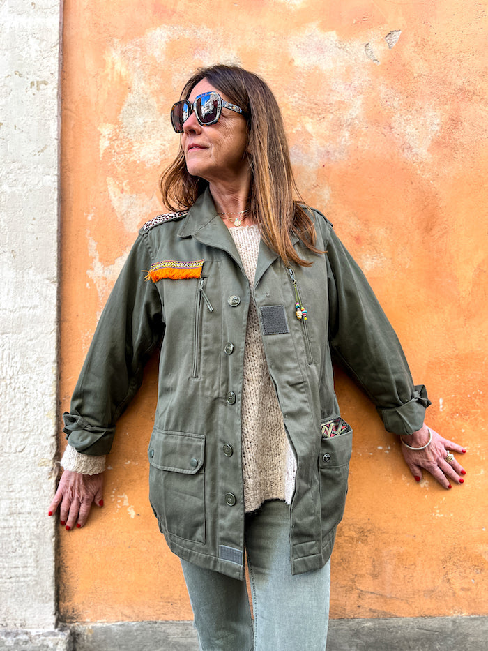 Veste militaire fait main Éléphant