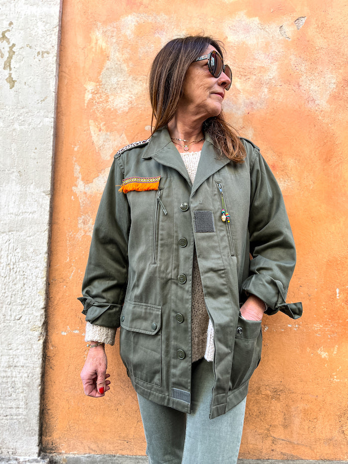 Veste militaire fait main Éléphant