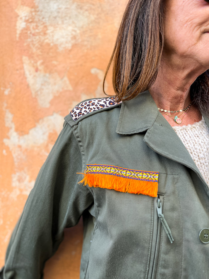Veste militaire fait main Éléphant