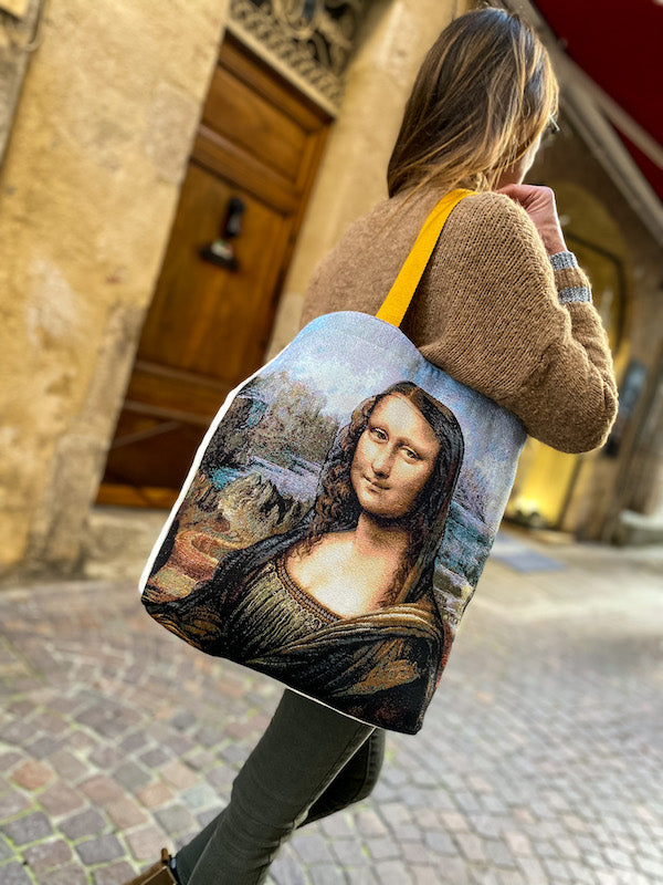 Tote bag Mona Lisa réversible