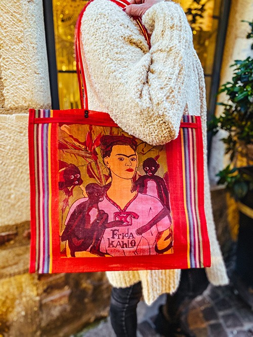 Sac mexicain imprimé Frida kahlo - Sac à main