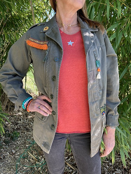 Veste militaire Oeil Mandala - Veste militaire