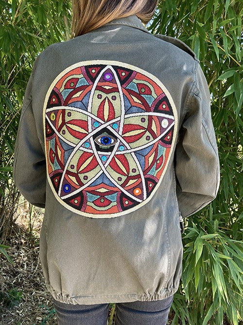 Veste militaire Oeil Mandala - Veste militaire