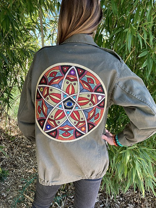 Veste militaire Oeil Mandala - Veste militaire